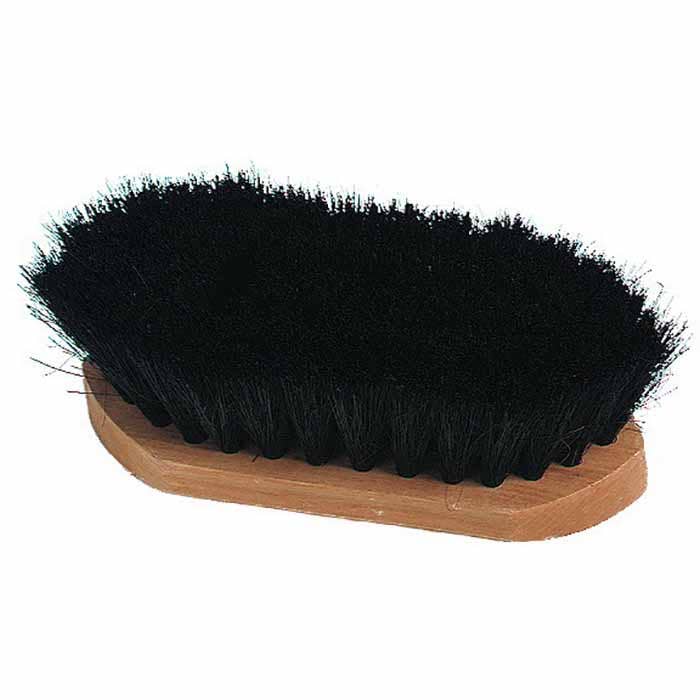 Half Size, Black 2" Horsehair Poly Brush, Soft Bristles