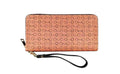 Tan Bits Clutch Wallet