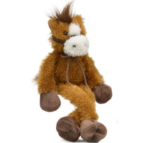 16" Plush Horse in Sweater