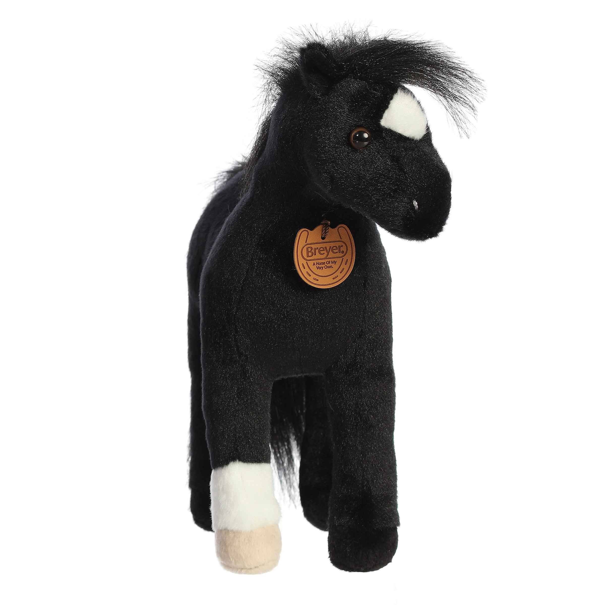 13" Breyer Showstoppers Plush, Thoroughbred Black