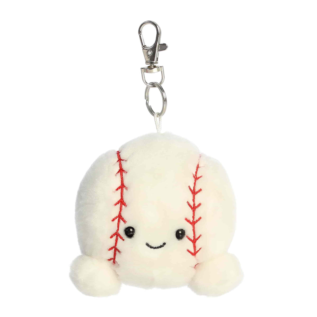 4" Plush Slugger Baseball Palm Pals Clip-On