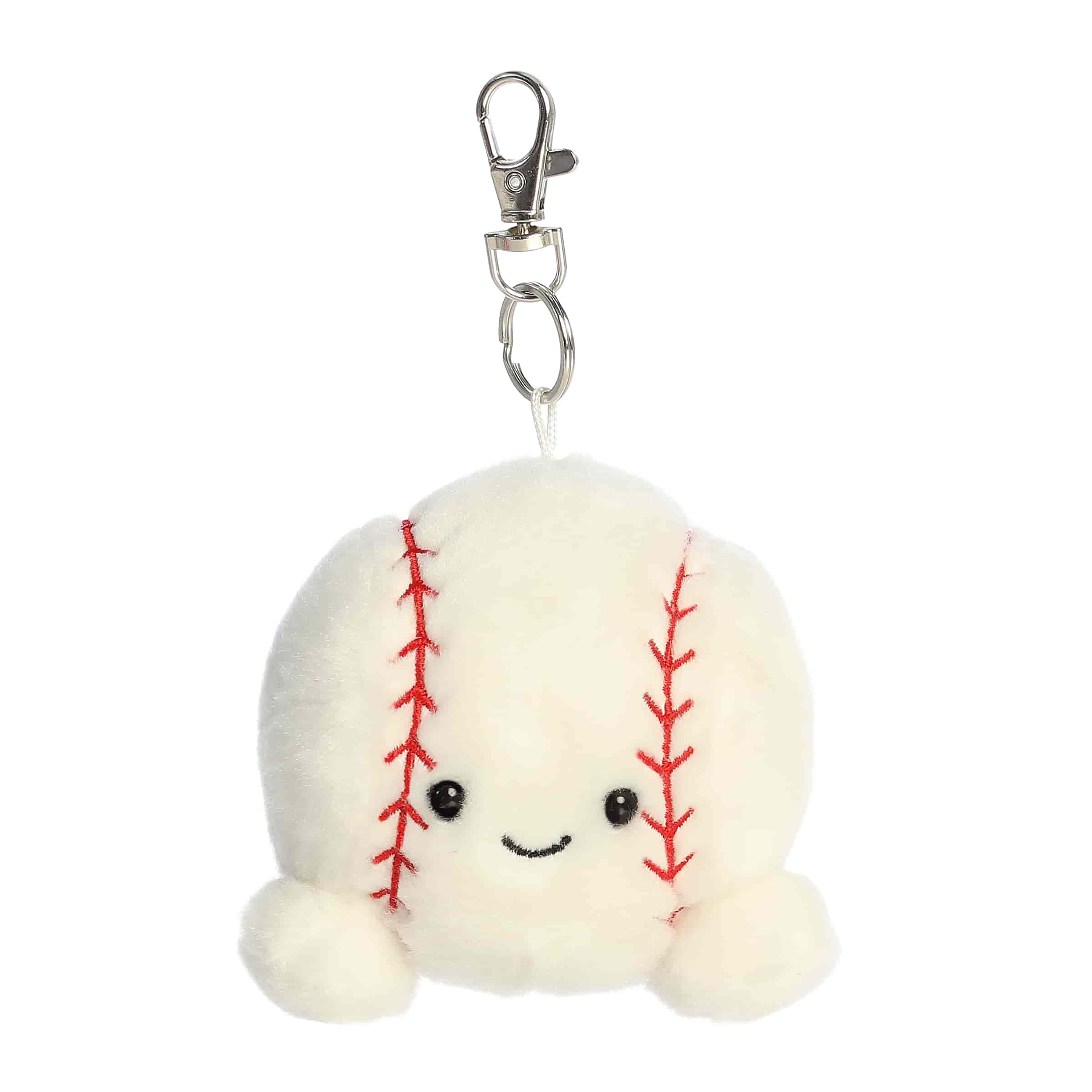 4" Plush Slugger Baseball Palm Pals Clip-On