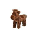 8" Plush Standing Horse, Brown