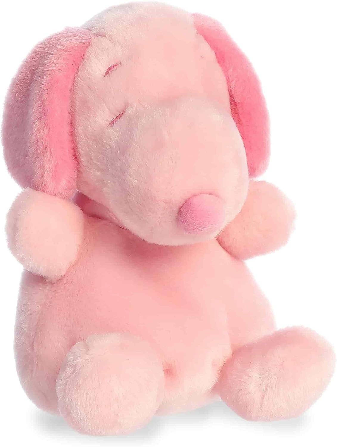 5" Plush Snoopy Color Collection Palm Pals Light Pink