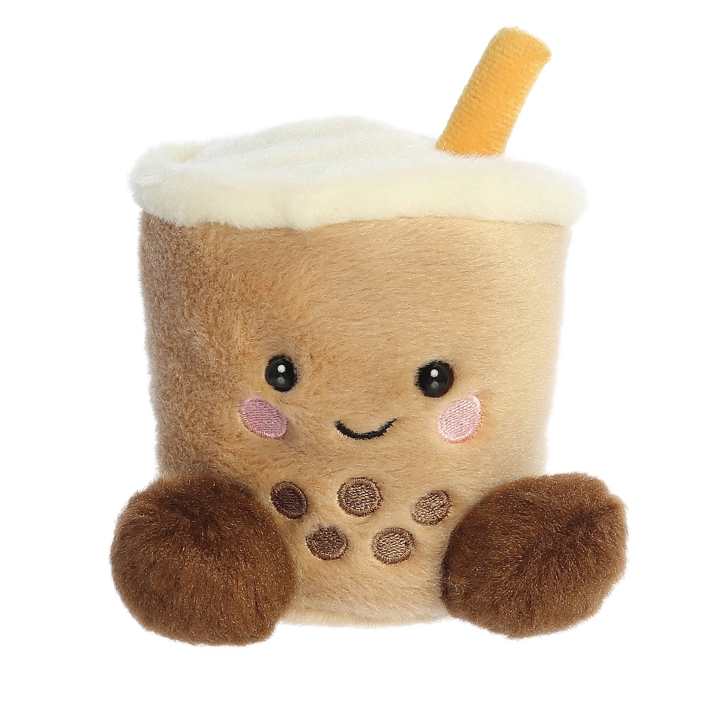 5" Plush Milky Tea Boba Palm Pal