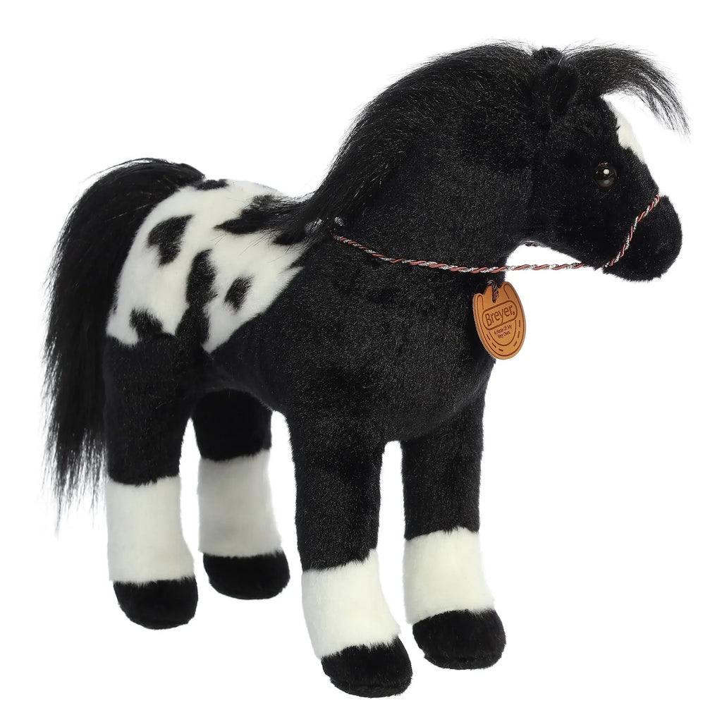 13" Plush Breyer Showstoppers Horse, Black Appaloosa