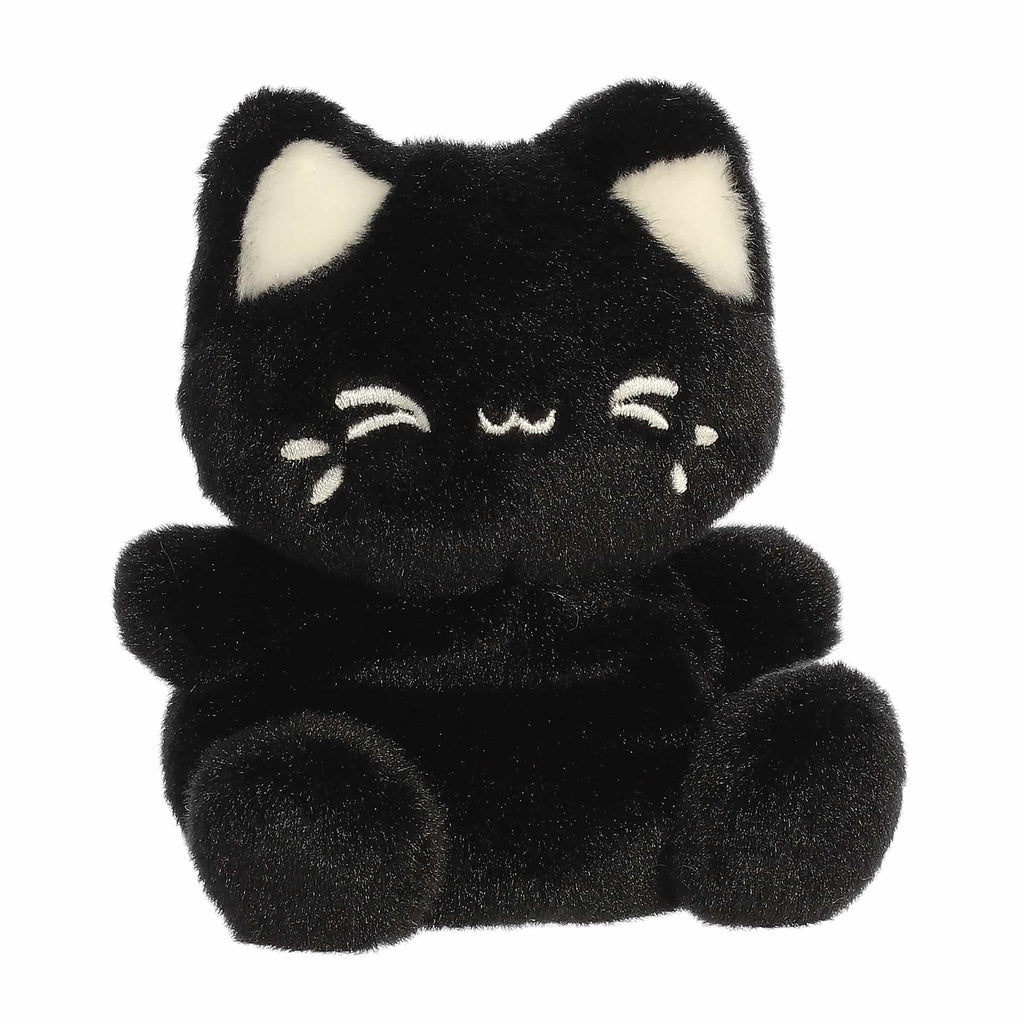 5" Plush Black Sesame Meowchi Cat Palm Pals