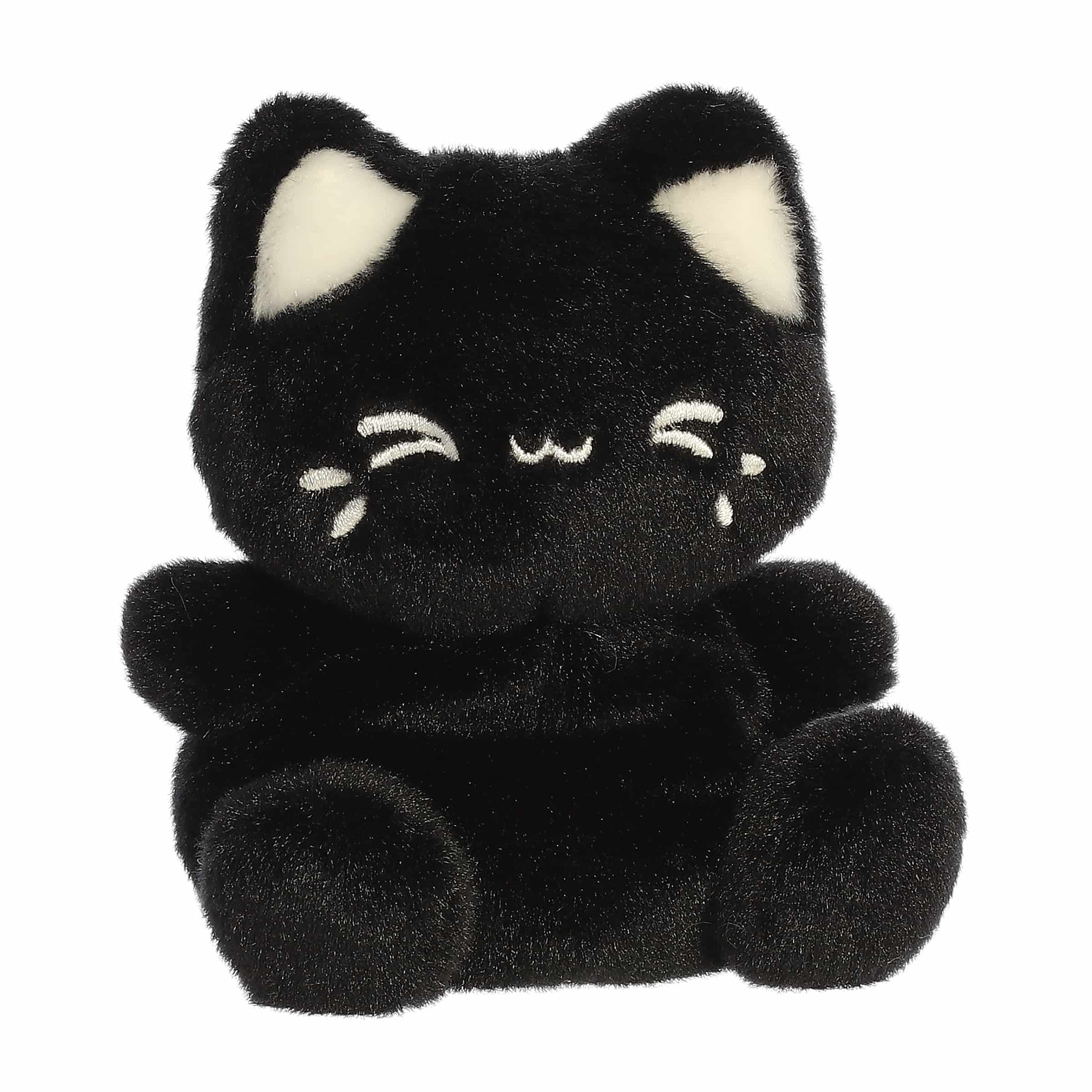 5" Plush Black Sesame Meowchi Cat Palm Pals