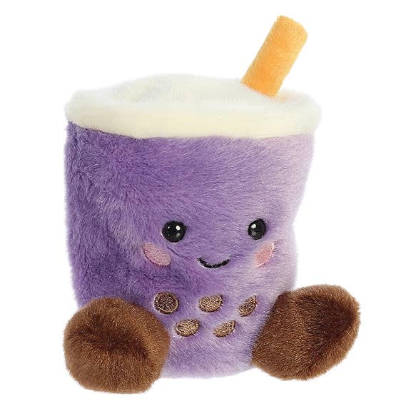 5" Plush Tart Taro Tea Boba Palm Pal