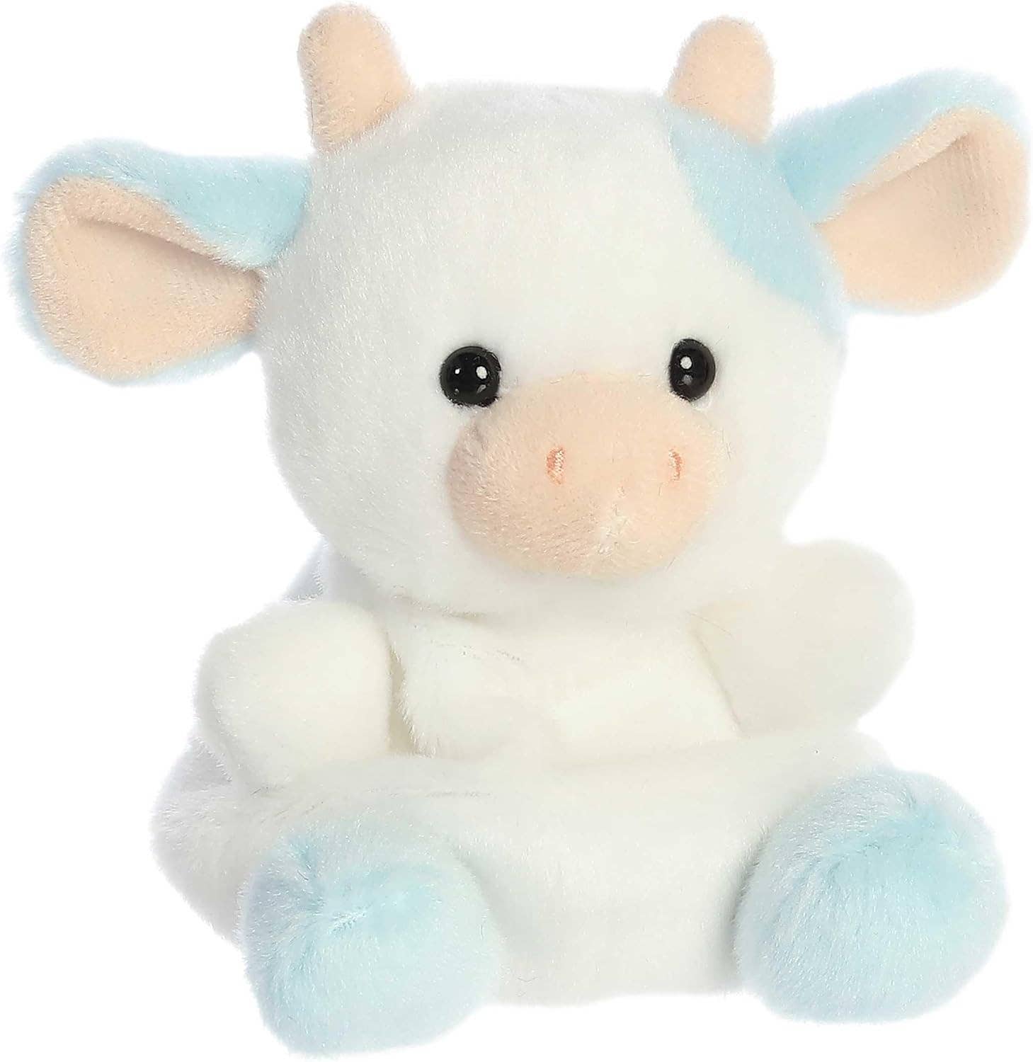 5" Plush Skyla Blueberry Cow Palm Pal